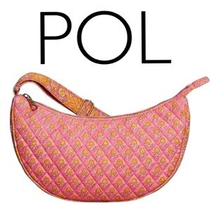 PB4: POL NEW CROSSBODY/SHOULDER BAG PINK YELLOW MULTI